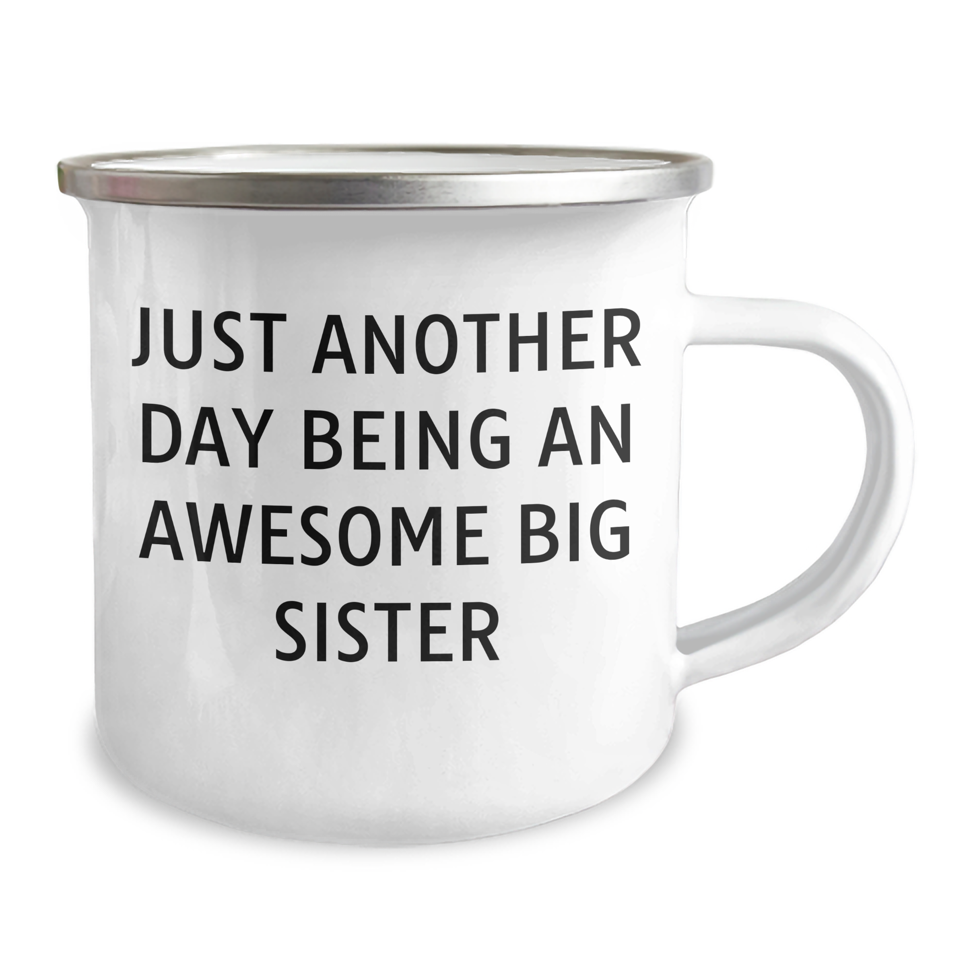 Big Sister Gifts, Just Another Day Being An Awesome Big Sister, Camping Mug for Father's Day, Gifts from Family to Big Sister - Image 2