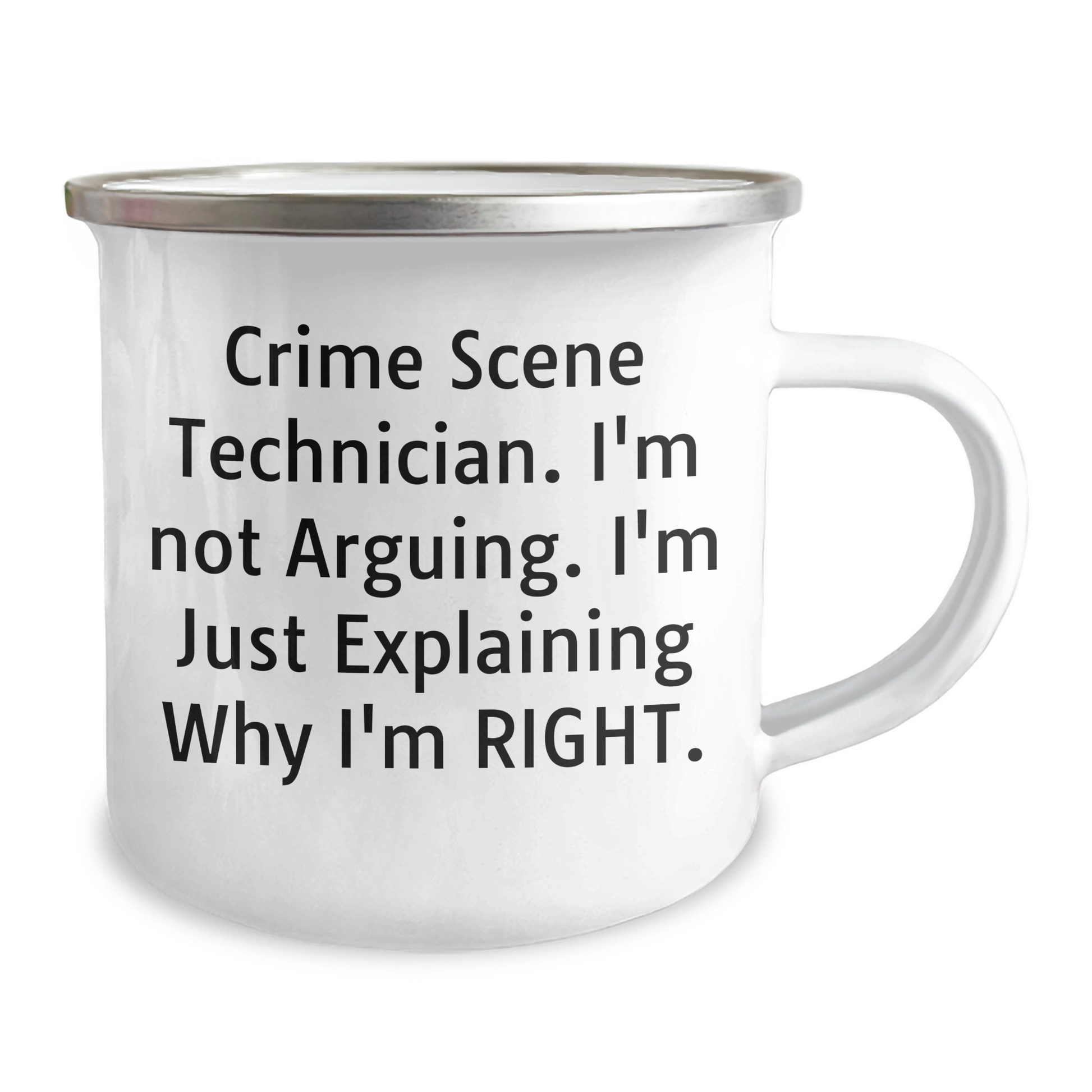 Crime Scene Technician Gifts, Funny Quote Camping Mug for Father's Day, Gifts from Friends to Crime Scene Technician - Image 2