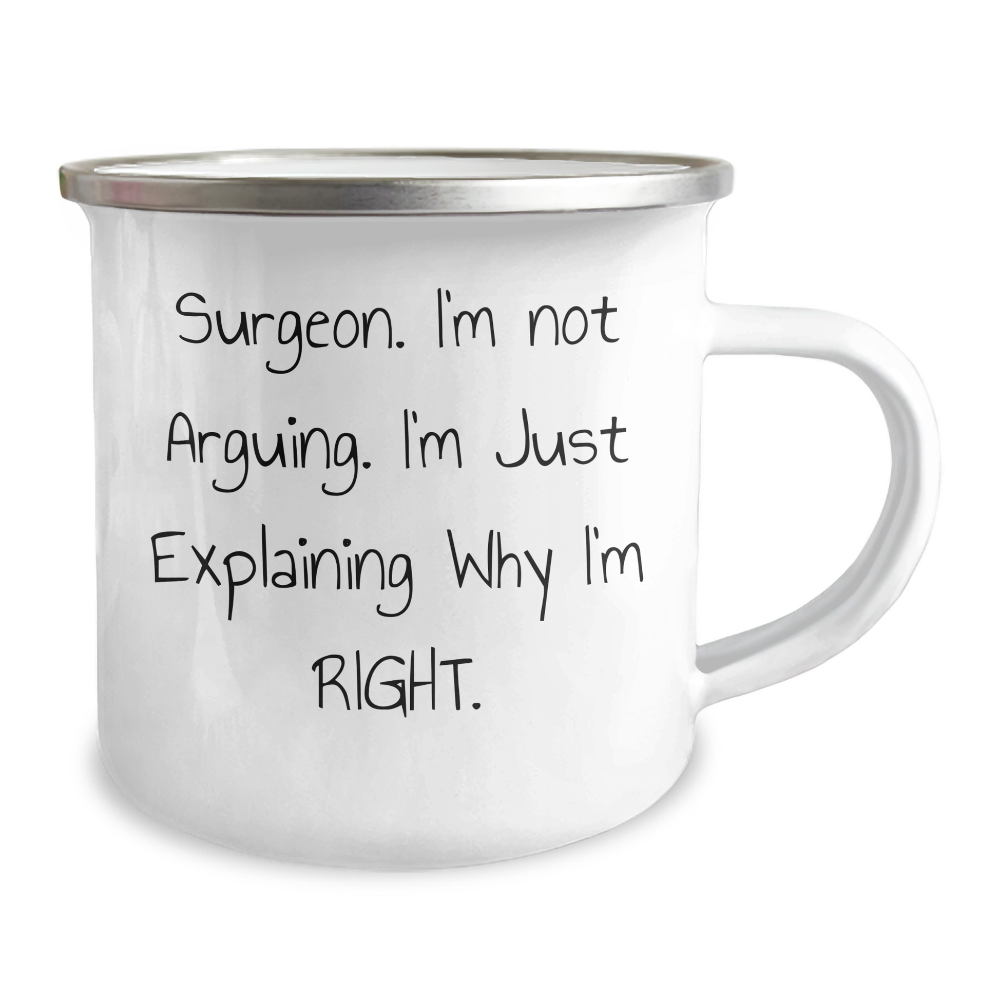 Surgeon Humor Gifts from Men to Surgeons, Funny Camping Mug, Father's Day Unique Gifts - Image 2