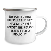 Load image into Gallery viewer, Inspirational Biologist Gifts for Mom, Camping Mug with Funny Quote, Gifts from Family, Mother&#39;s Day Unique Gifts for Biologist Women - Image 2
