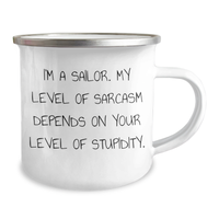 Load image into Gallery viewer, Sailor Gifts for Men, Funny Camping Mug with Quote, Gifts from Family, Unique Father&#39;s Day Unique Gifts for Him - Image 2
