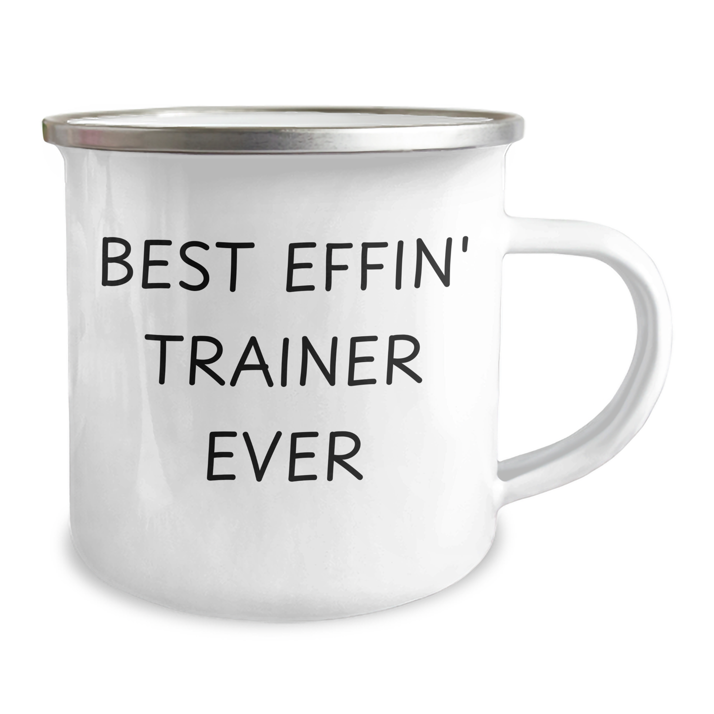 Funny Trainer Camping Mug, Best Effin' Trainer Ever, Gifts from Women, Mother's Day Unique Gifts for Trainer - Image 2