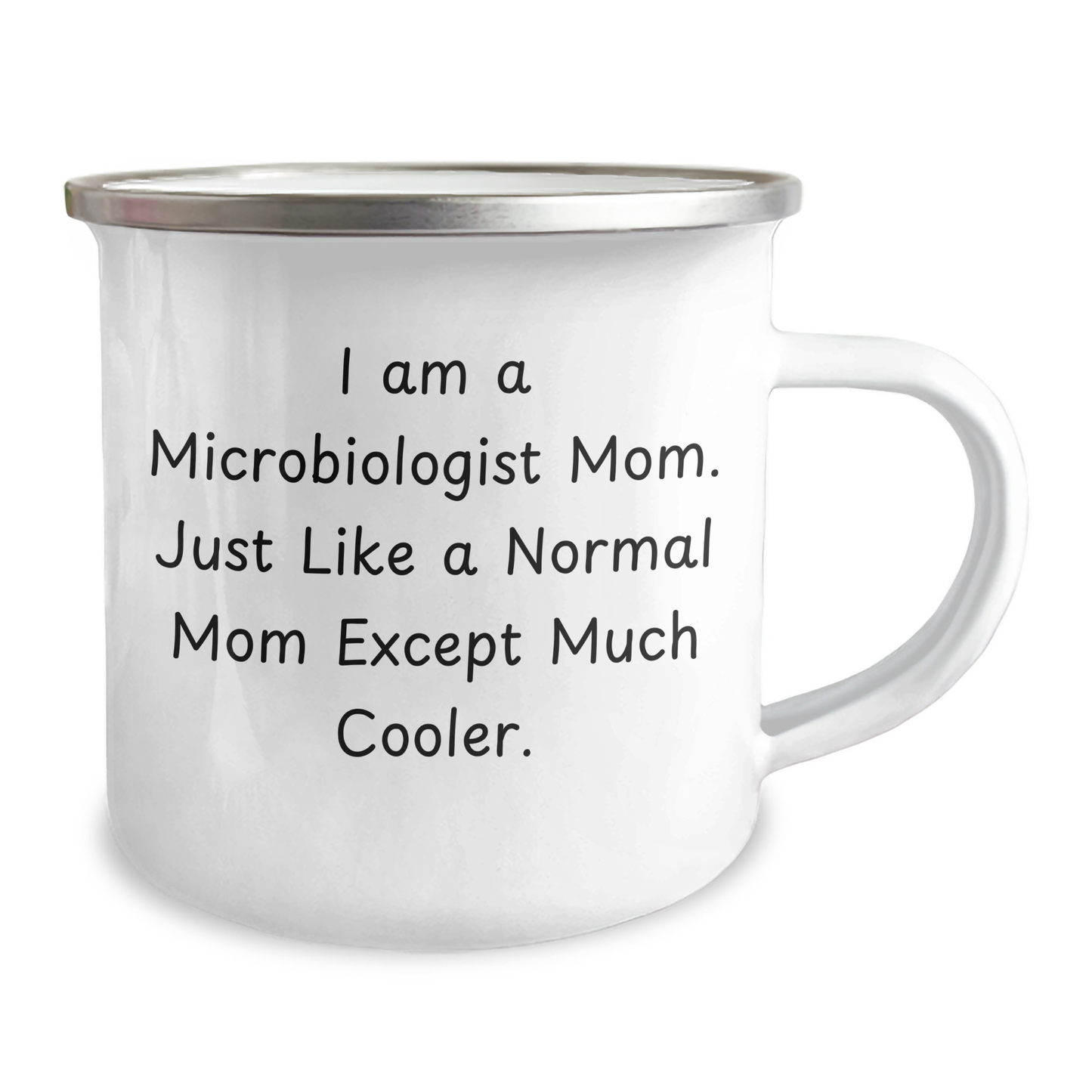 Microbiologist Mom's Funny Camping Mug for Father's Day Unique Gifts from Family, Unique Gifts for Microbiologist Dad, 'I Am A Microbiologist Mom...' - Image 2