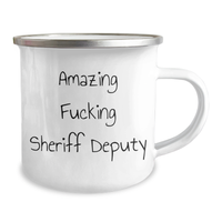Load image into Gallery viewer, Funny Sheriff Deputy Gifts, Amazing Camping Mug for Dad, Sheriff Deputy on Father&#39;s Day - Gifts from Men - Image 2
