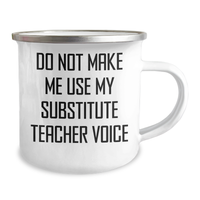 Load image into Gallery viewer, Funny Substitute Teacher Gifts from Friends and Family - Camping Mug for Mother's Day - Image 2

