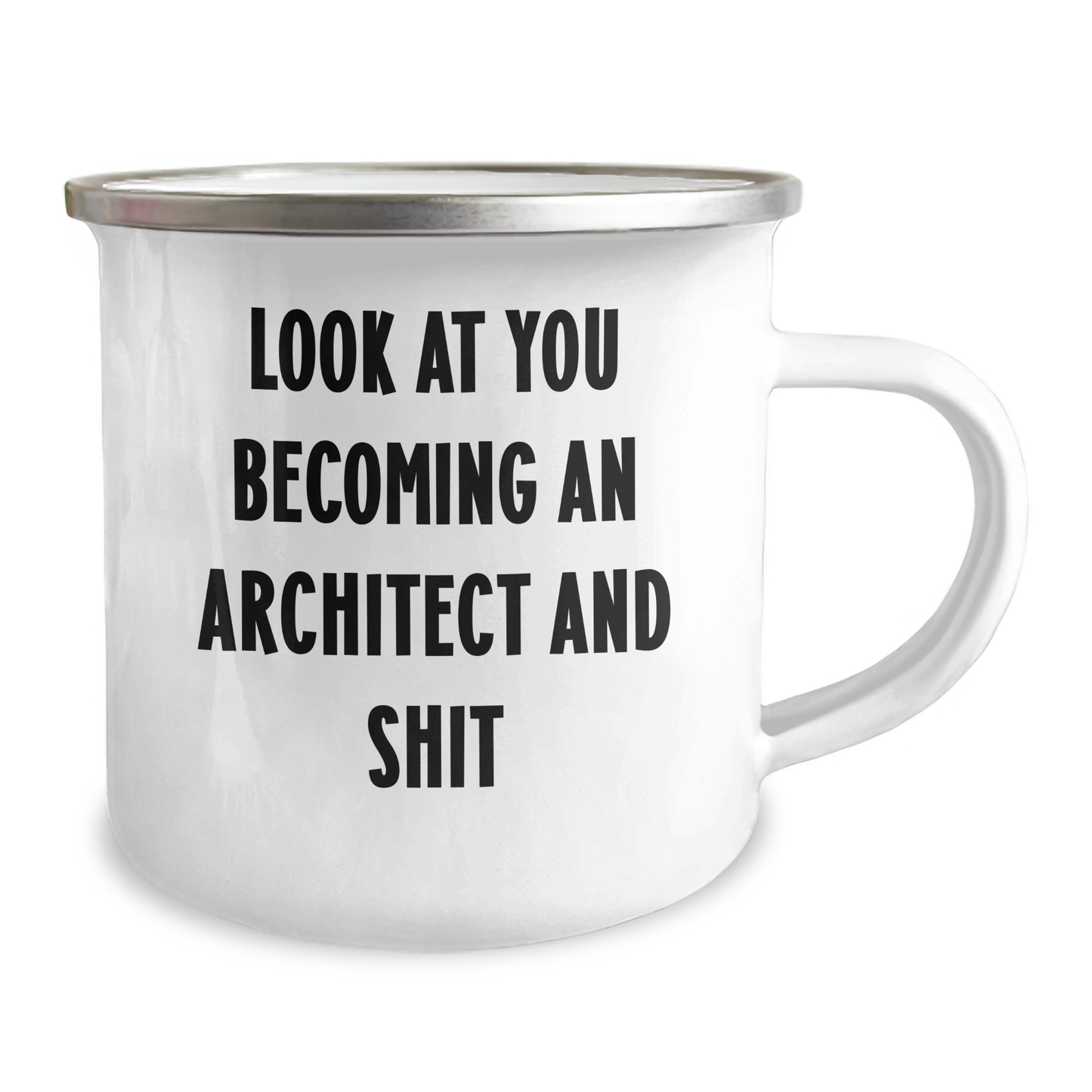 Funny Architect Gifts for Her, Camping Mug with Look At You Becoming An Architect And Shit Quote, Gifts from Mom on Mother's Day for Daughter, Wife, or Friend - Image 2