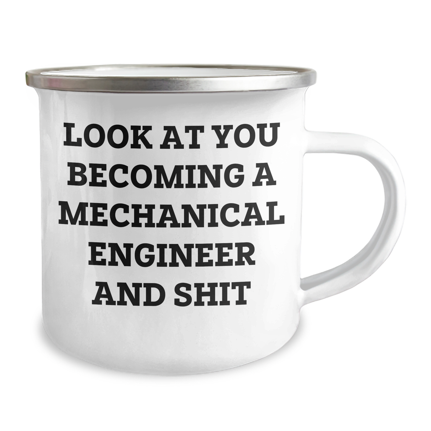 Mechanical Engineer Gifts, Funny Quote Camping Mug for Graduation, Unique Presents from Friends, Coworkers or Family - Celebrate Achievement - Image 2