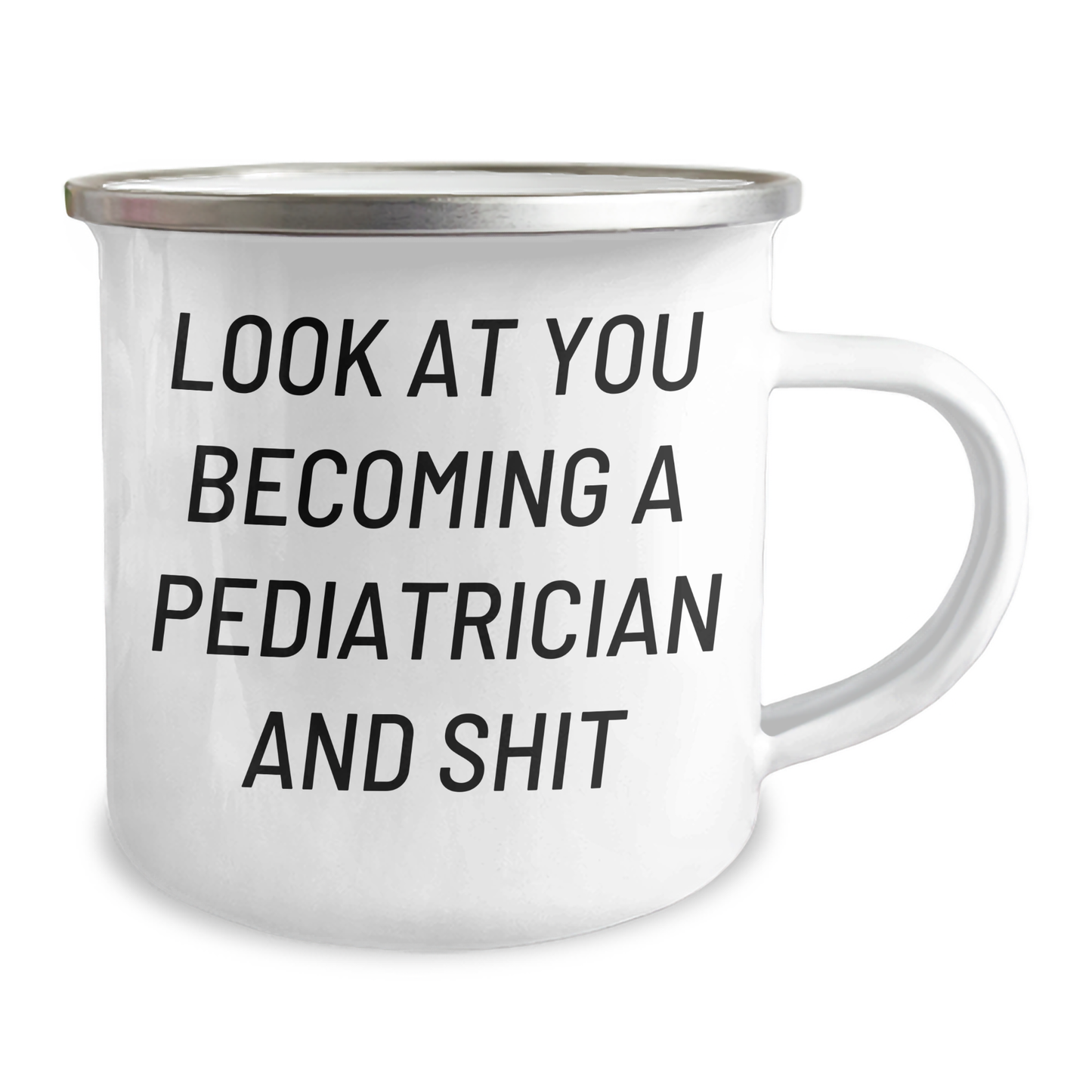 Pediatrician Gifts from Friends, Funny Quote for Graduation, Camping Mug for Men or Women - Image 2