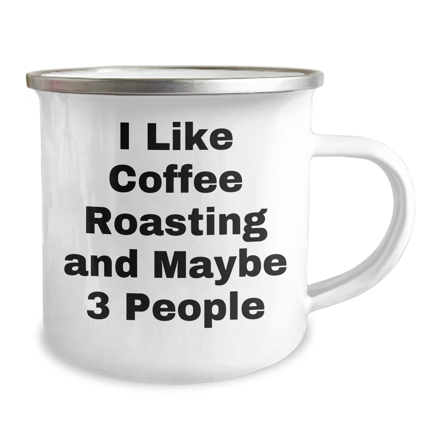 Coffee Roasting Enthusiasts Gifts from Men to Friends for Graduation - Funny Camping Mug, 12 oz Stainless Steel with Enamel Finish - Image 2