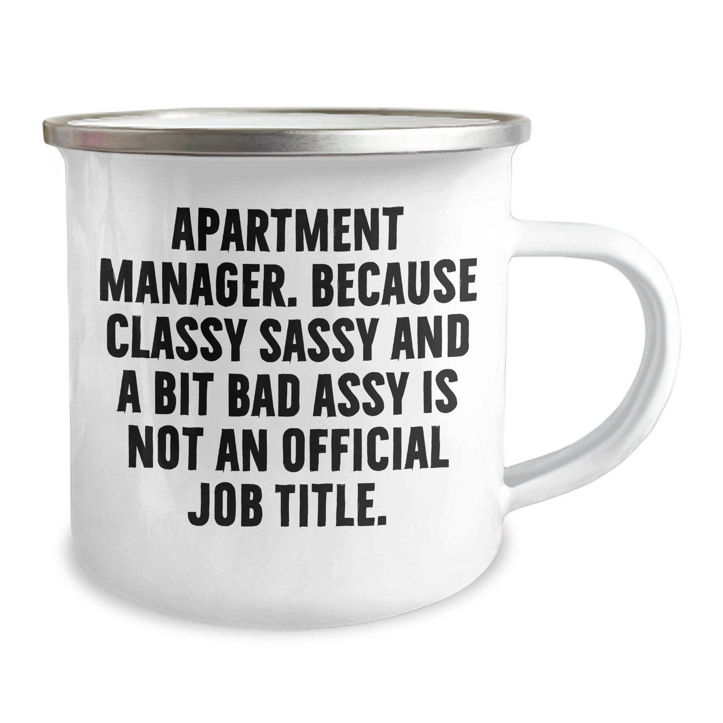 Funny Apartment Manager Gifts from Friends, Camping Mug for Apartment Manager, Inspirational Quote for Graduation Unique Gifts - Image 2