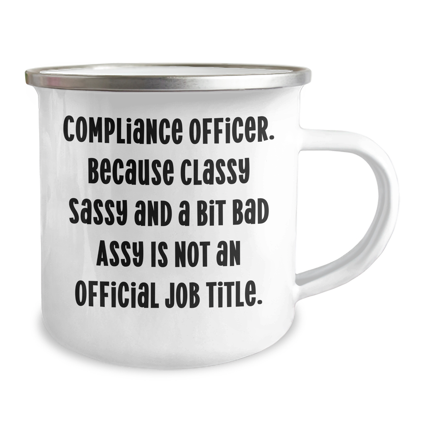 Compliance Officer Gifts from Friends, Compliance Officer Camping Mug, Funny Quote, Graduation Unique Gifts - Image 2
