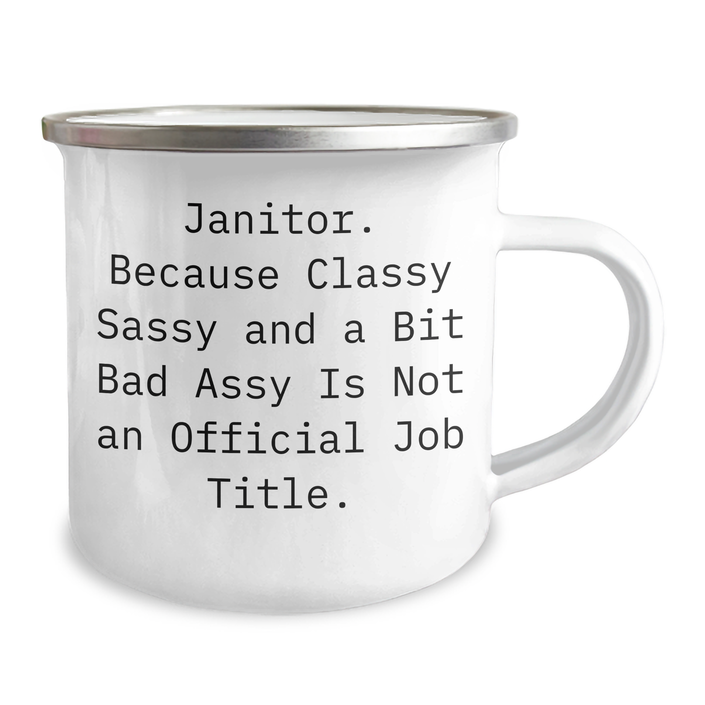 Janitor Jokes Gifts from Friends for Janitor Graduation Unique Camping Mugs - Image 2