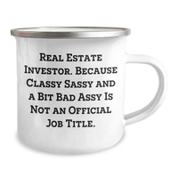 Load image into Gallery viewer, Funny Real Estate Investor Gifts, Camping Mug for Dad, Gifts from Family, Real Estate Investor Quote, Perfect Father&#39;s Day Unique Gifts for Men - Image 2
