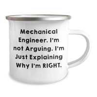 Load image into Gallery viewer, Funny Mechanical Engineer Gifts from Friends for Men - &#39;I&#39;m Not Arguing. I&#39;m Just Explaining Why I&#39;m Right.&#39; Graduation Unique Gifts for Him - Image 2
