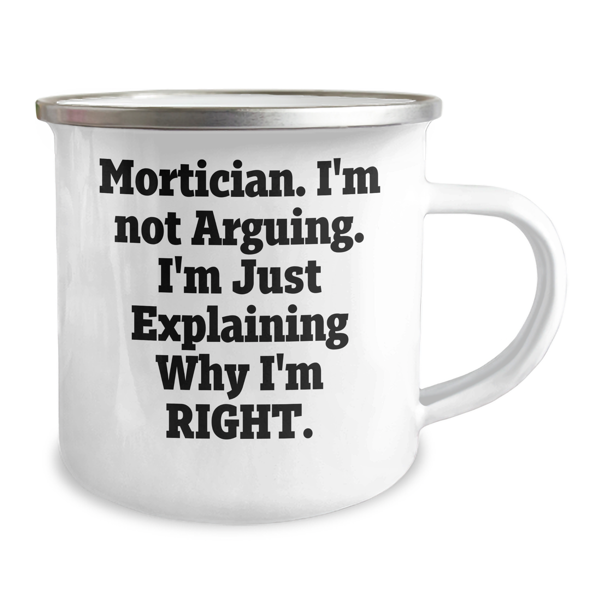 Mortician Humor Gifts from Men to Mortician Friends, Unique Camping Mug for Mother's Day - Image 2