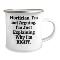 Load image into Gallery viewer, Mortician Humor Gifts from Men to Mortician Friends, Unique Camping Mug for Mother&#39;s Day - Image 2
