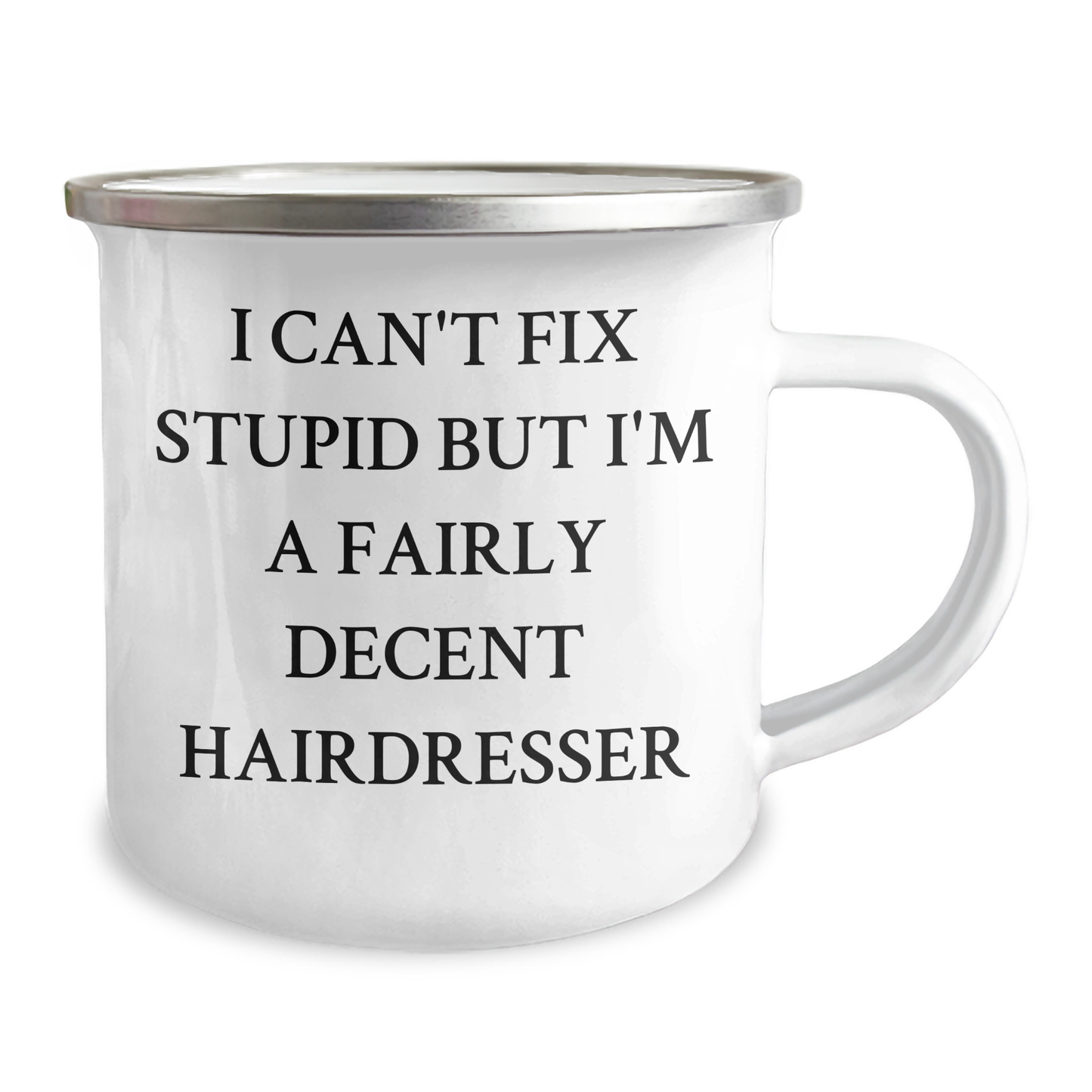 Funny Hairdresser Gifts for Hairdresser, Gifts from Men to Hairdresser, Camping Mug for Graduation - Image 2