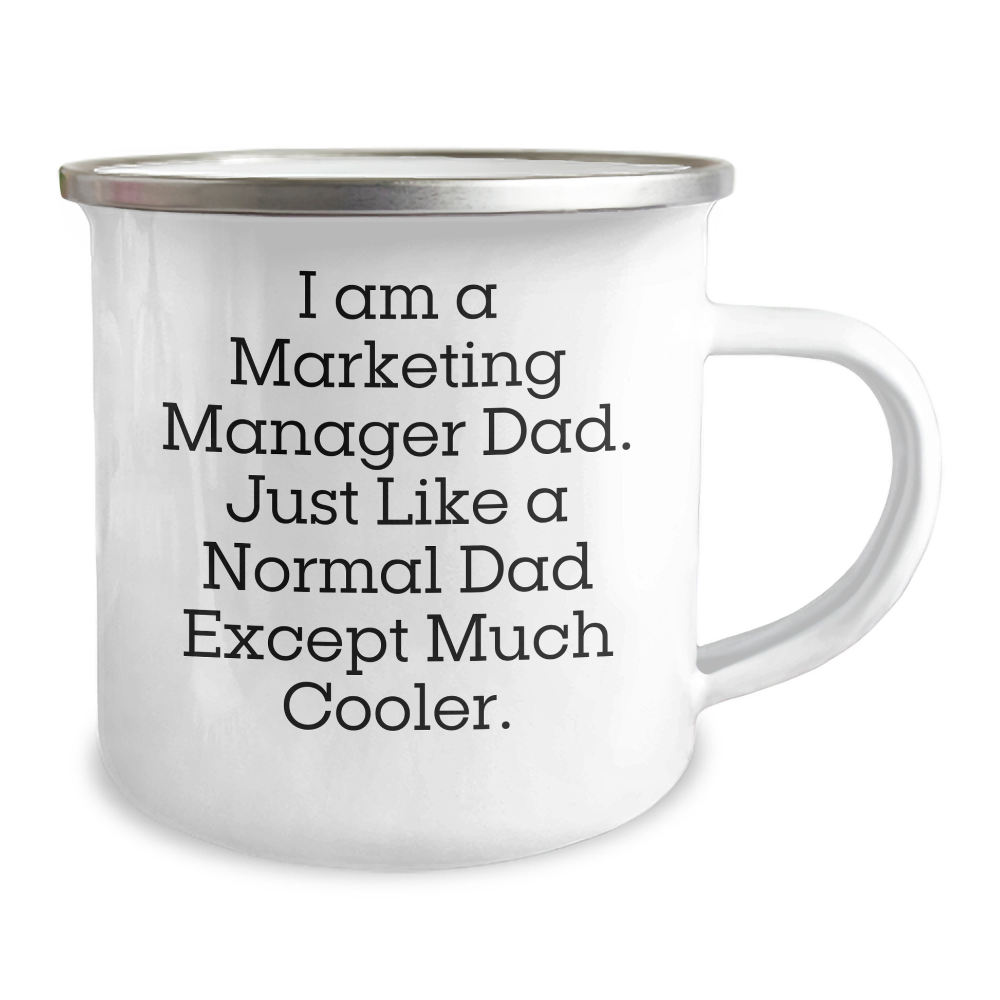Marketing Manager Dad's Funny Camping Mug, Gifts from Men for Marketing Manager Mom on Mother's Day, Unique Camping Gifts - Image 2