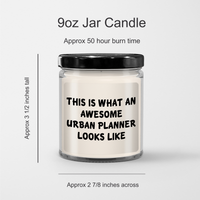 Load image into Gallery viewer, This Is What An Awesome Urban Planner Looks Like Funny Father&#39;s Day Unique Gifts for Urban Planners - 9oz Vanilla Soy Candle - Image 3
