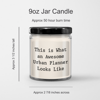 Load image into Gallery viewer, This Is What An Awesome Urban Planner Looks Like | 9oz Vanilla Soy Candle | Funny Urban Planning Gifts for Father&#39;s Day | Gifts from Wife to Husband - Image 3
