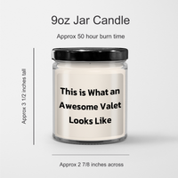 Load image into Gallery viewer, This Is What An Awesome Valet Looks Like, Exquisite 9oz Vanilla Soy Candle for Father&#39;s Day Unique Gifts - Image 3
