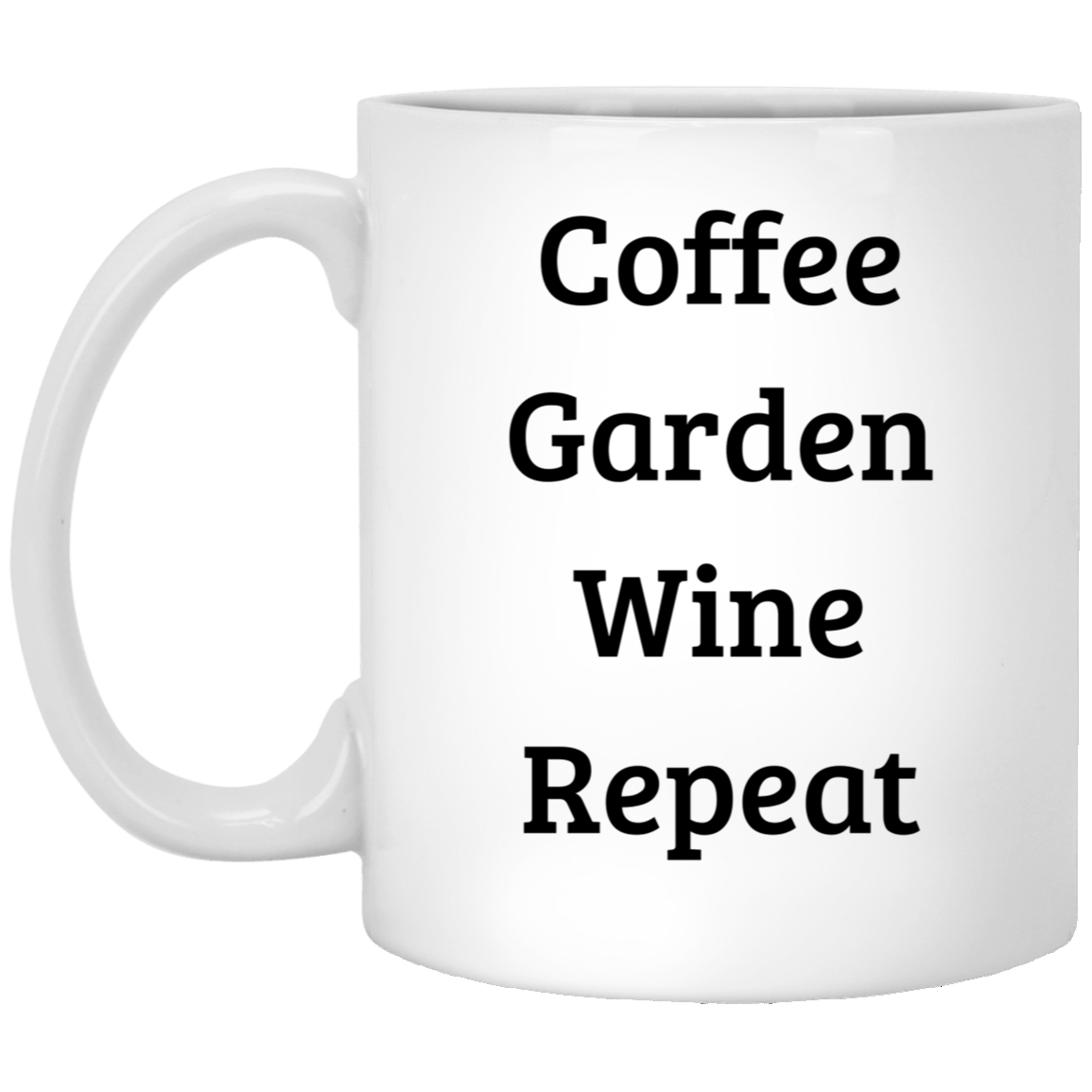 Unique Birthday Unique Gifts for Garden Lovers, Funny Gardening Gifts for Men and Women, Coffee Garden Wine Repeat Mug Gifts from Friends