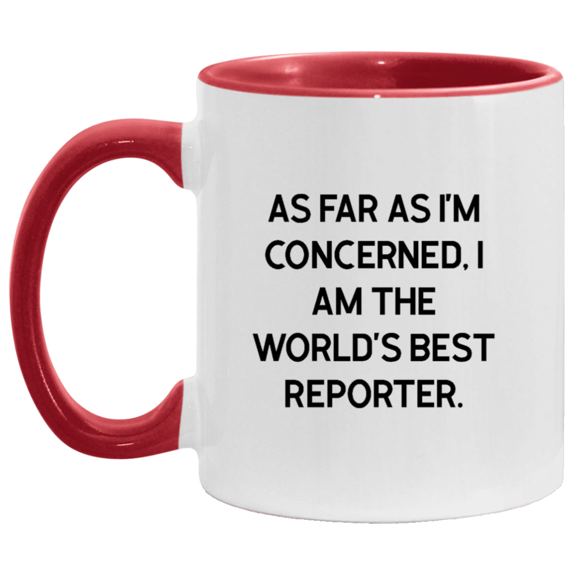 Reporter Ceramic Coffee Mug - World's Best Reporter Design | Gift for Journalists