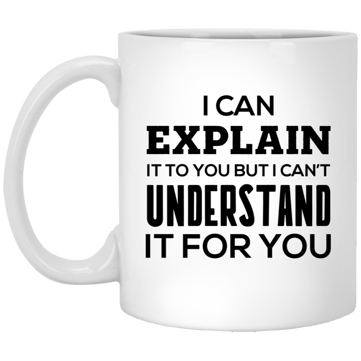 Christmas Funny Gifts for Programmers, Unique Gifts from Friends, Hilarious Gifts for Coworkers, I Can Explain It To You Mug