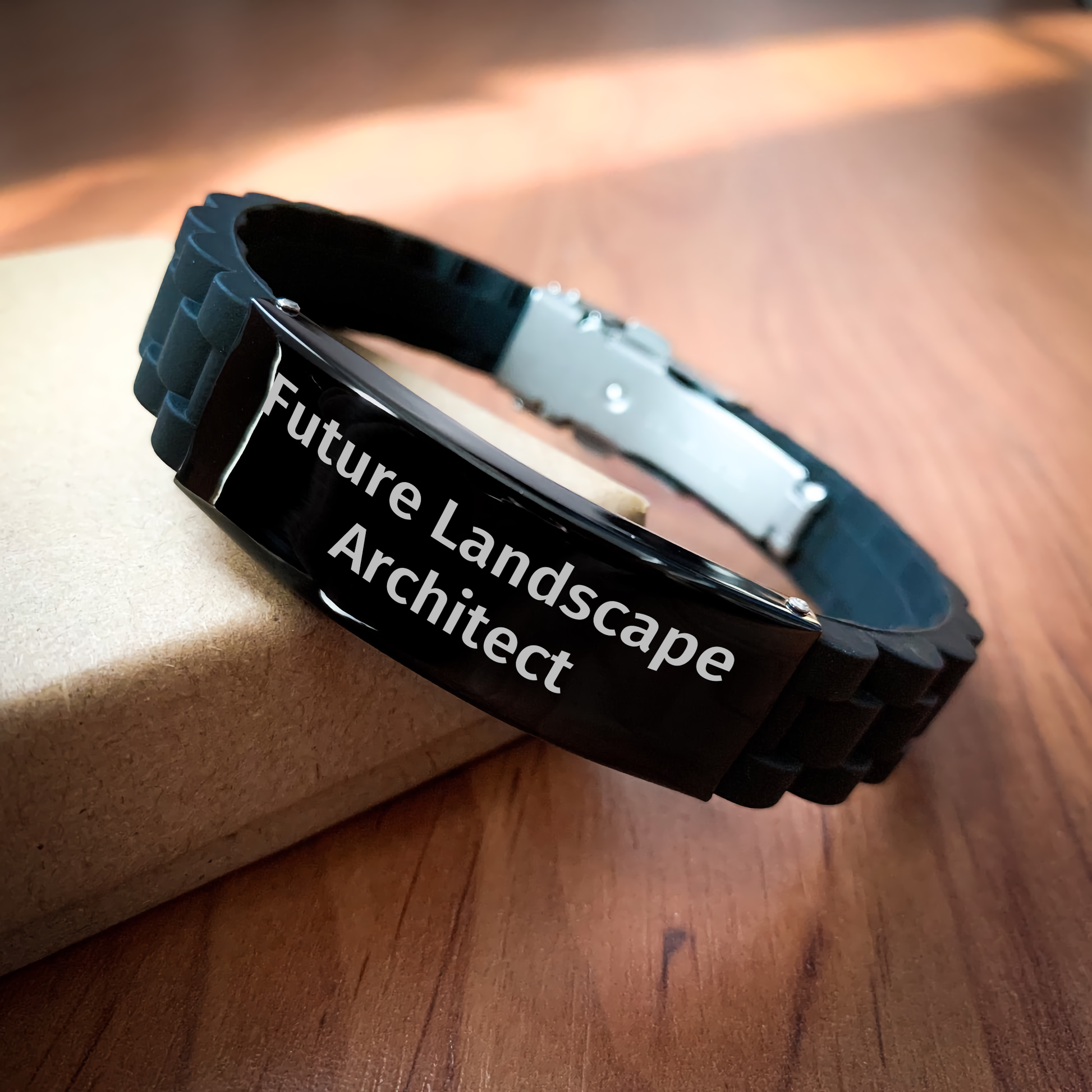 Funny Future Landscape Architect Gifts from Mom, Inspirational Glide lock Clasp Bracelet for Mom's Day, Gifts for Future Landscape Architects - Image 2