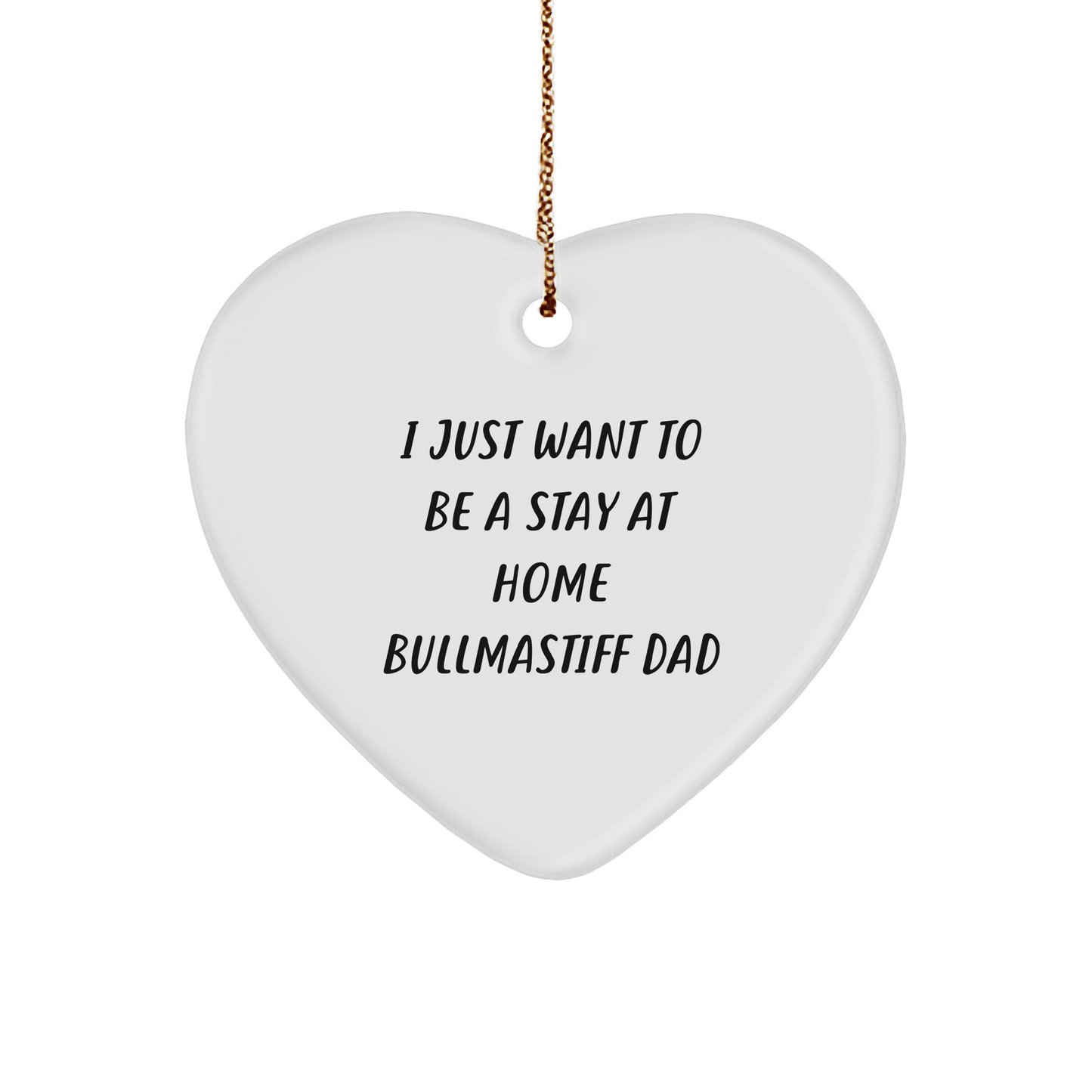 Bullmastiff Dad's Heartfelt Wish, Funny Gift for Him, Gifts from Family, for Christmas Unique Gifts - Image 1