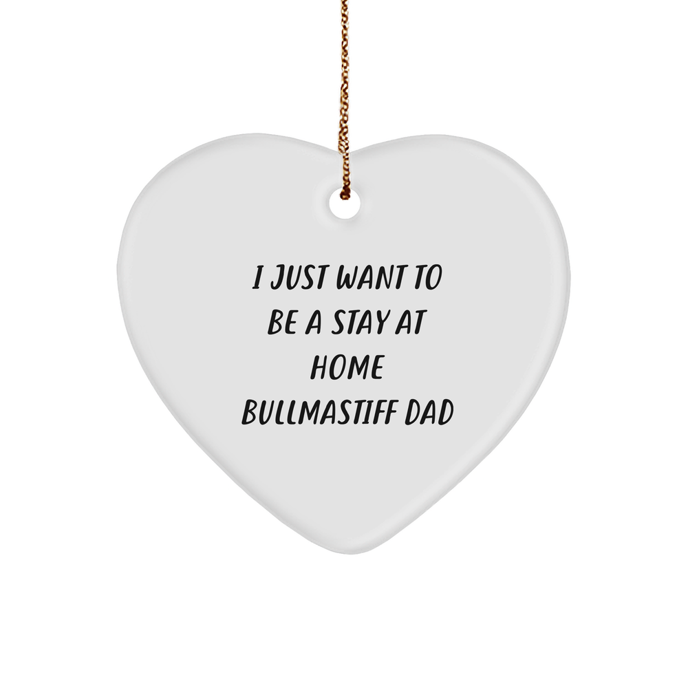 Bullmastiff Dad's Heartfelt Wish, Funny Gift for Him, Gifts from Family, for Christmas Unique Gifts - Image 1
