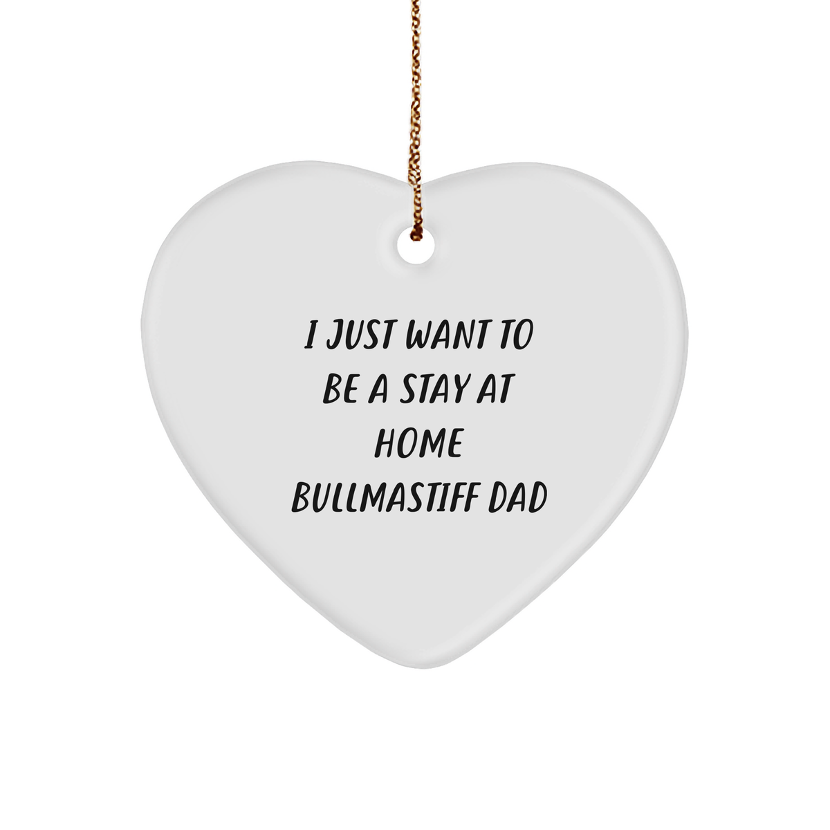 Bullmastiff Dad's Heartfelt Wish, Funny Gift for Him, Gifts from Family, for Christmas Unique Gifts - Image 1