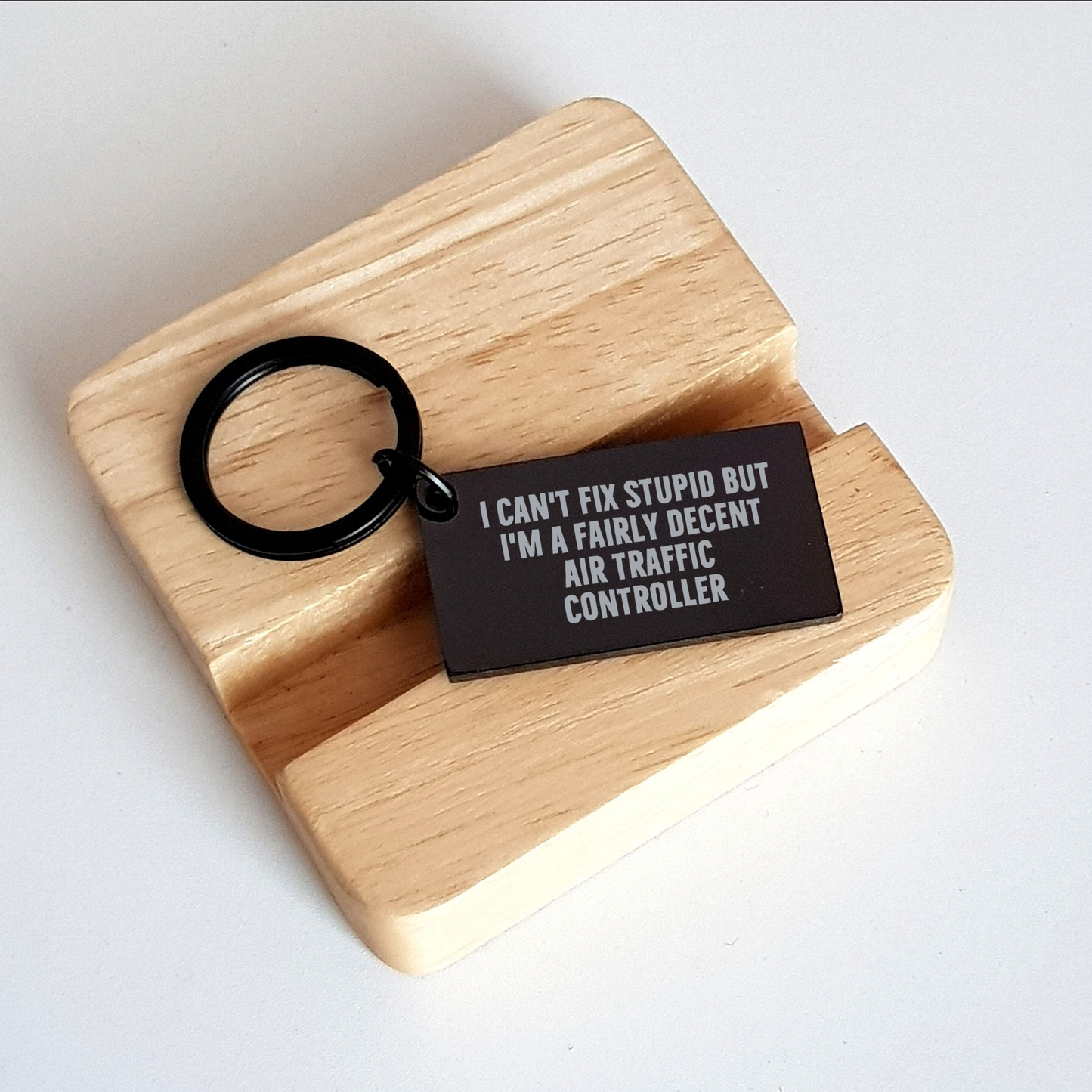 Air Traffic Controller Keychain, Funny Quote Gifts from Family to Friends, Unique Graduation Presents for Men Women - Image 2