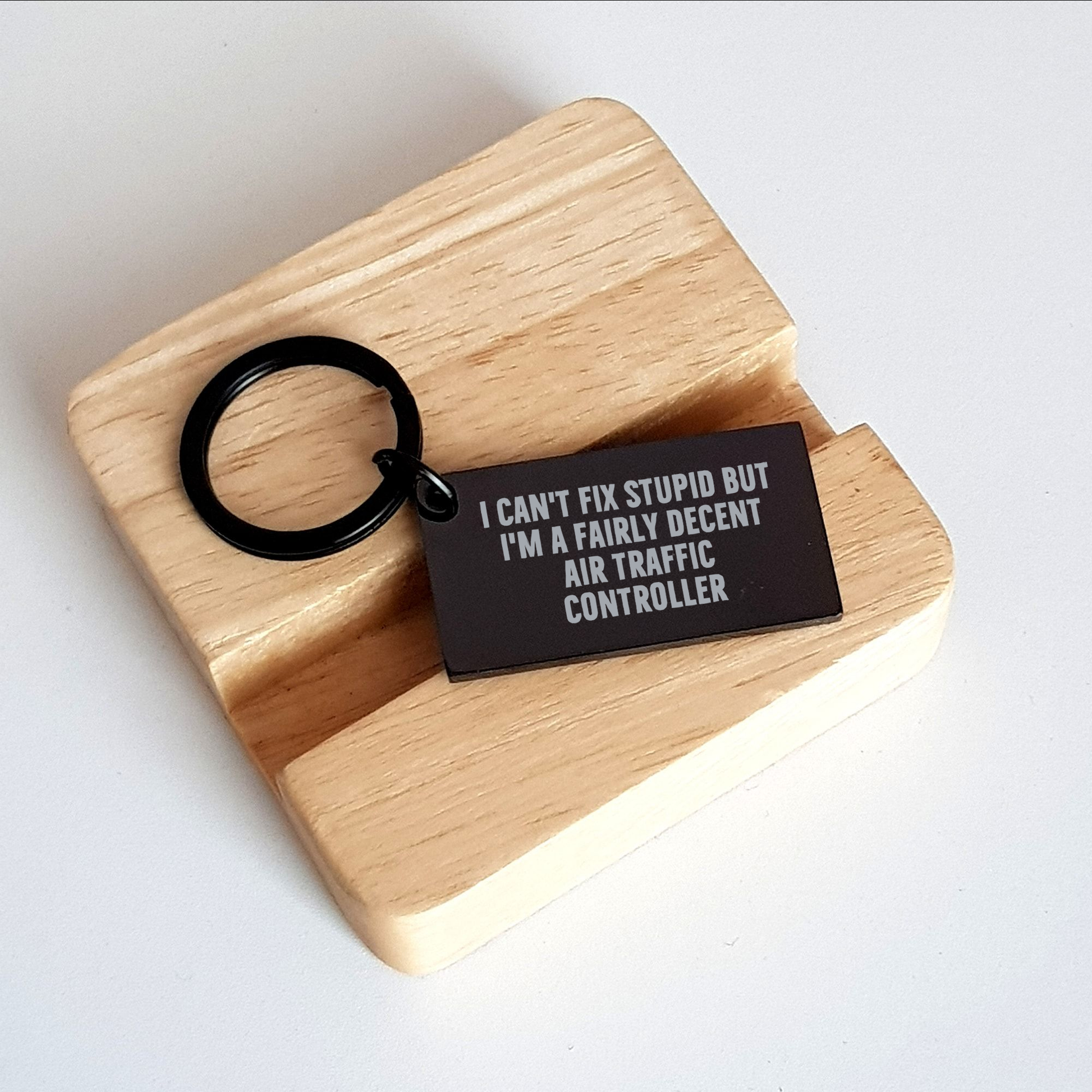 Air Traffic Controller Keychain, Funny Quote Gifts from Family to Friends, Unique Graduation Presents for Men Women - Image 2