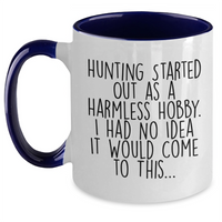 Load image into Gallery viewer, Hunting Enthusiast Gifts for Mom, Funny Quote Two Tone Coffee Mug, Unique Mother's Day Present from Friends or Family - Main
