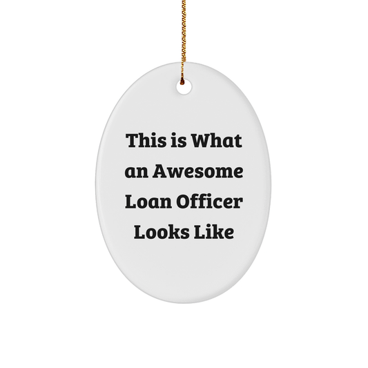 Loan Officer Ornament, Loan Officer Gifts, Funny Christmas Ornaments, Loan Officer Christmas Unique Gifts from Friends, Gifts for Loan Officer - Image 1