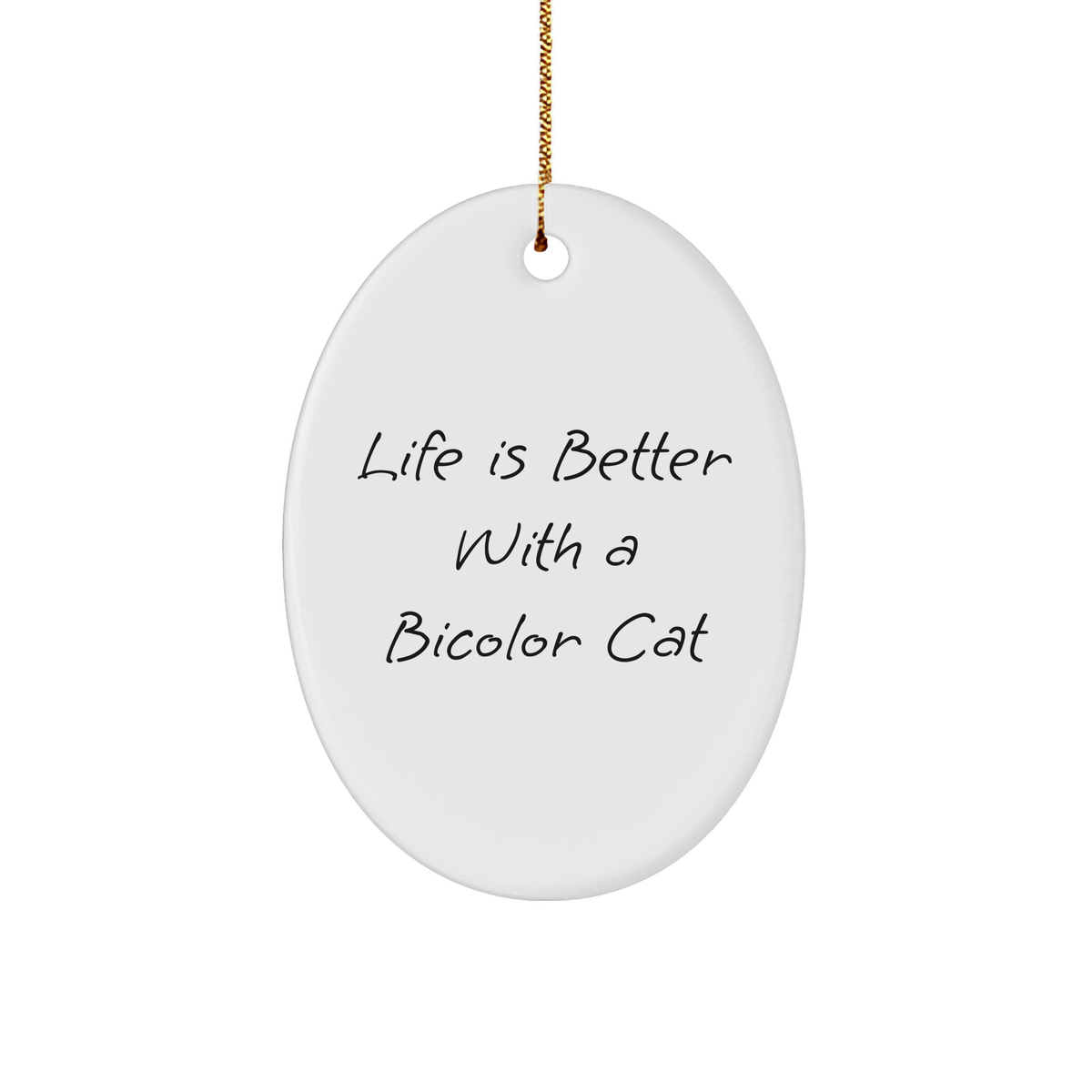 Life Is Better With A Bicolor Cat Bicolor Cat Lover Gifts: Cute Christmas Unique Gifts for Cat Lovers, Bicolor Cat Enthusiasts Gifts from Santa - Image 1