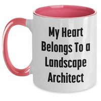 Load image into Gallery viewer, Gifts from Men to Landscape Architects, Funny Quote Two Tone Coffee Mug for Mom's Day, Unique Present for Her - Main
