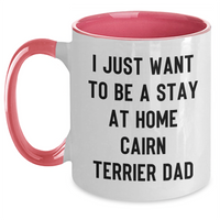 Load image into Gallery viewer, Cairn Terrier Dog Lovers Funny Gift Idea Two Tone Coffee Mug for Dad&#39;s Special Day - Main

