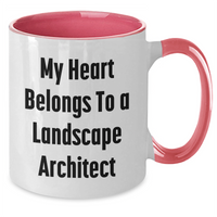 Load image into Gallery viewer, Gifts from Men to Landscape Architects, Funny Quote Two Tone Coffee Mug for Mom's Day, Unique Present for Her - Additional
