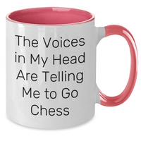 Load image into Gallery viewer, Funny Chess Quotes Coffee Mug, Gifts from Men to Chess Lovers, Unique Father&#39;s Day Unique Gifts for Dad, Two Tone Mug - Additional
