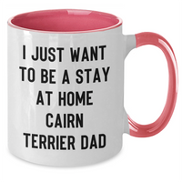 Load image into Gallery viewer, Cairn Terrier Dog Lovers Funny Gift Idea Two Tone Coffee Mug for Dad&#39;s Special Day - Additional
