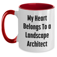 Load image into Gallery viewer, Gifts from Men to Landscape Architects, Funny Quote Two Tone Coffee Mug for Mom's Day, Unique Present for Her - Main
