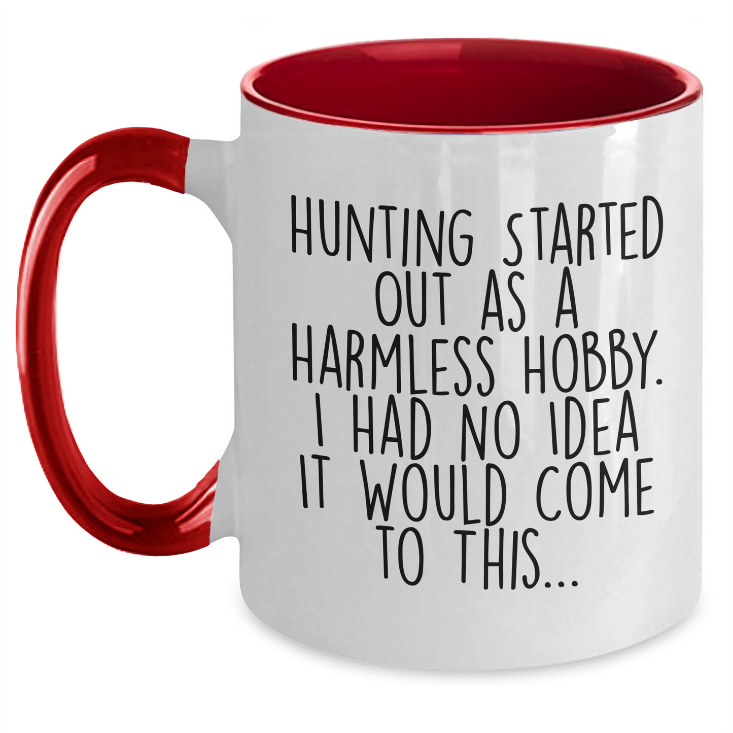 Hunting Enthusiast Gifts for Mom, Funny Quote Two Tone Coffee Mug, Unique Mother's Day Present from Friends or Family - Main