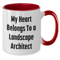 Load image into Gallery viewer, Gifts from Men to Landscape Architects, Funny Quote Two Tone Coffee Mug for Mom's Day, Unique Present for Her - Additional
