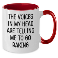 Load image into Gallery viewer, Funny Baking Gifts for Men from Women - Go Baking Two Tone Coffee Mug, Father&#39;s Day Unique - Additional
