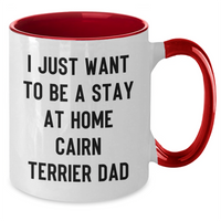 Load image into Gallery viewer, Cairn Terrier Dog Lovers Funny Gift Idea Two Tone Coffee Mug for Dad&#39;s Special Day - Additional

