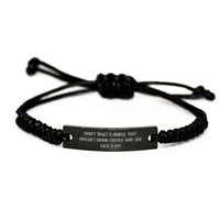 Load image into Gallery viewer, Funny Quote Nurse Gifts from Friends for Women Graduation Unique Rope Bracelte - Image 1
