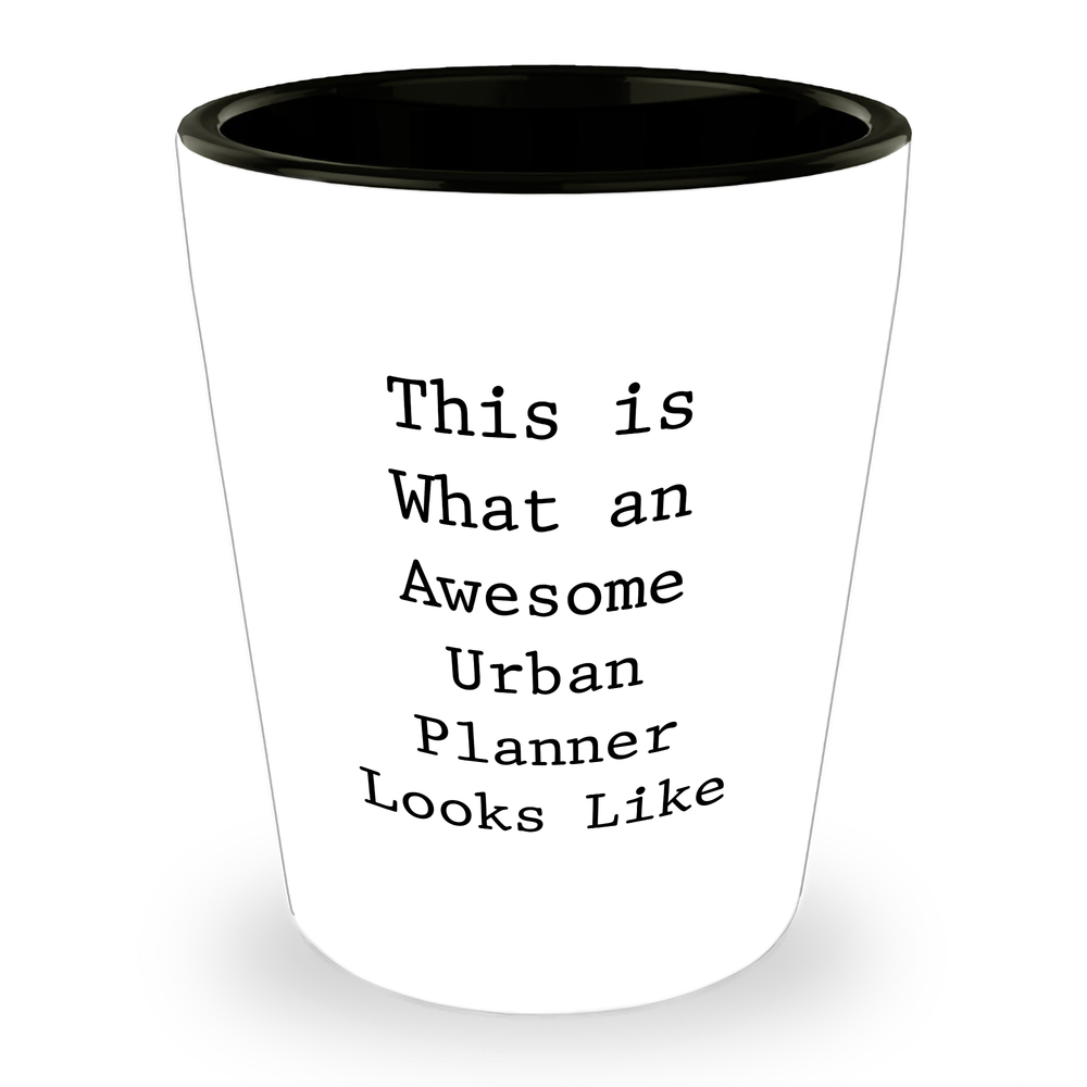 This Is What An Awesome Urban Planner Looks Like - Funny Urban Planner Shot Glass Gifts for Father's Day Unique Gifts - Image 1