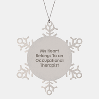 Load image into Gallery viewer, Occupational Therapist Gifts, Funny Quote Ornament, Snowflake Decor, Gifts from Friends, Gifts for Occupational Therapist, Unique Christmas Unique Gifts - Image 1
